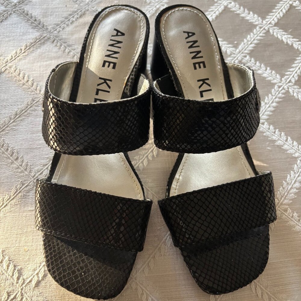 Anne Klein Black Sandal